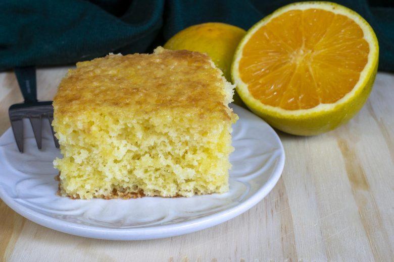 Bolo light de laranja