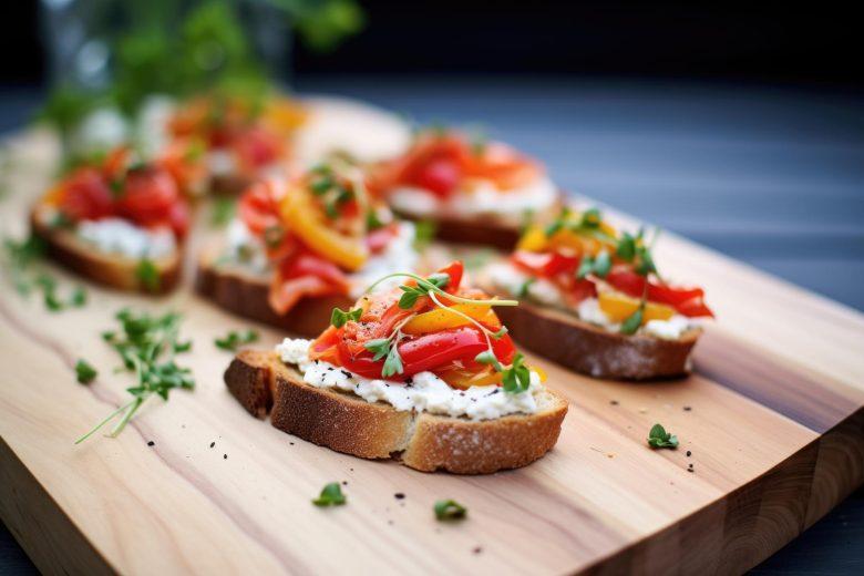 Bruschetta vegetariana