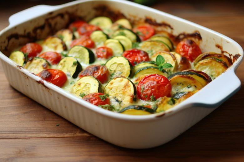 Abobrinha e tomate