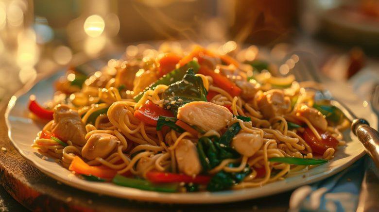Yakissoba de micro-ondas