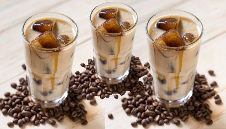 Café gelado com canela