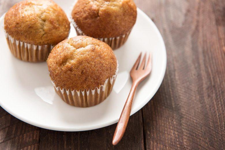 Muffin de banana e iogurte