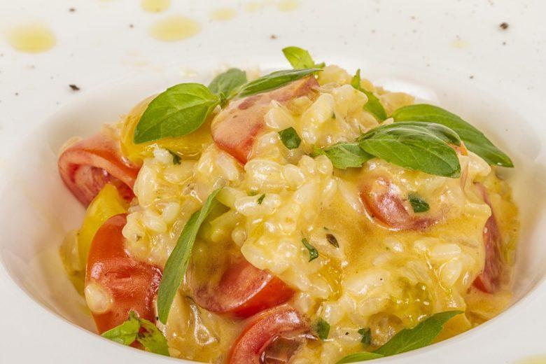 Risoto com tomate