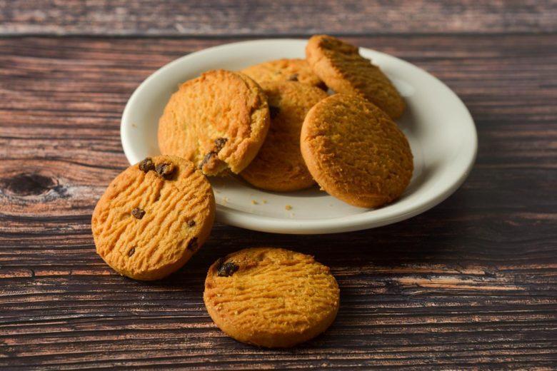 Biscoito de aveia e gotas de chocolate diet