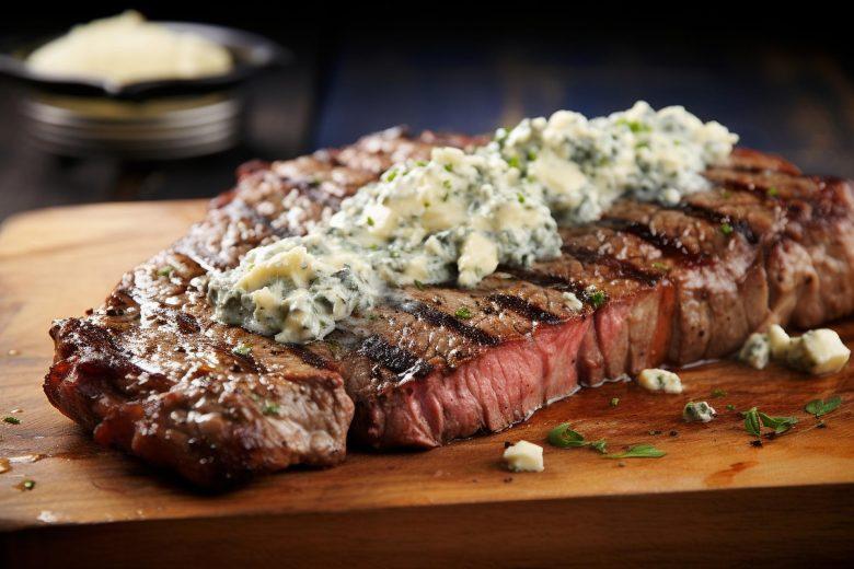 Fraldinha ao molho de gorgonzola