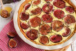Pizzeta com figo