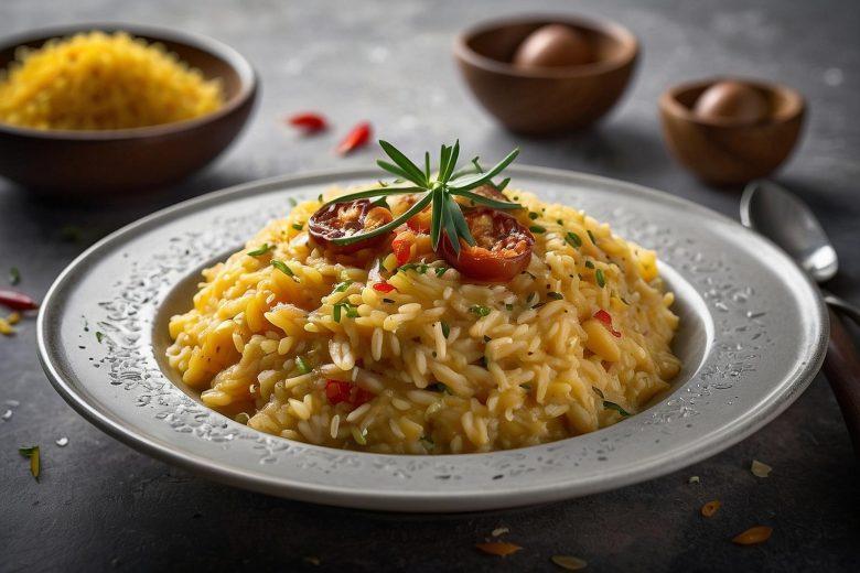 Risoto de bacalhau na pressão