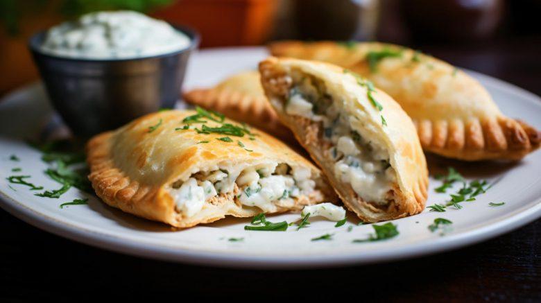 Pastel de frango com catupiry