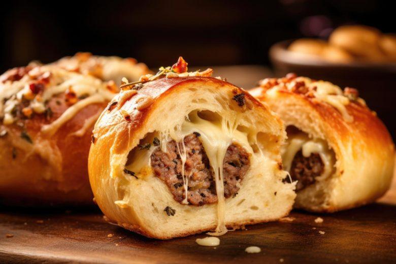 Pão com carne moída