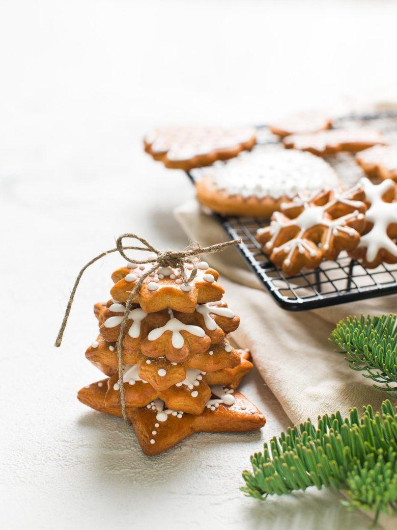 Árvore de Natal de biscoito