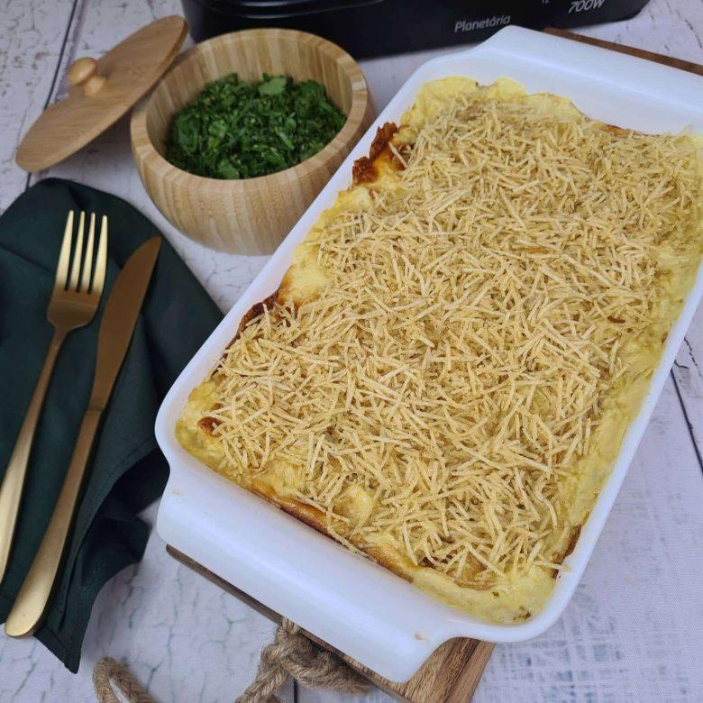 Fricassê de bacalhau