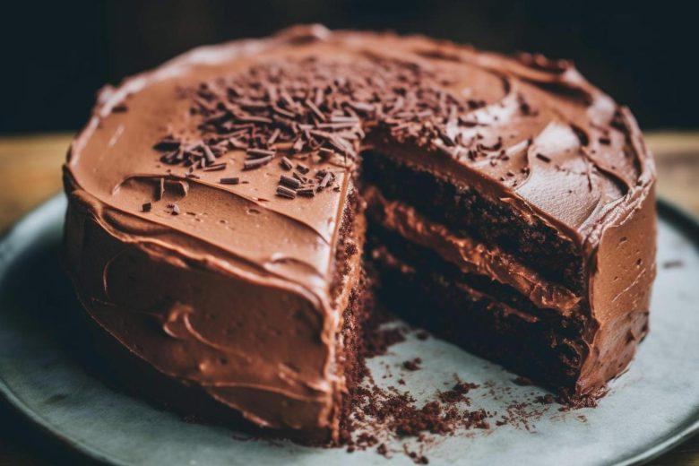 Bolo aerado de chocolate