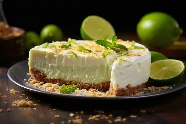 Cheesecake gelado de limão