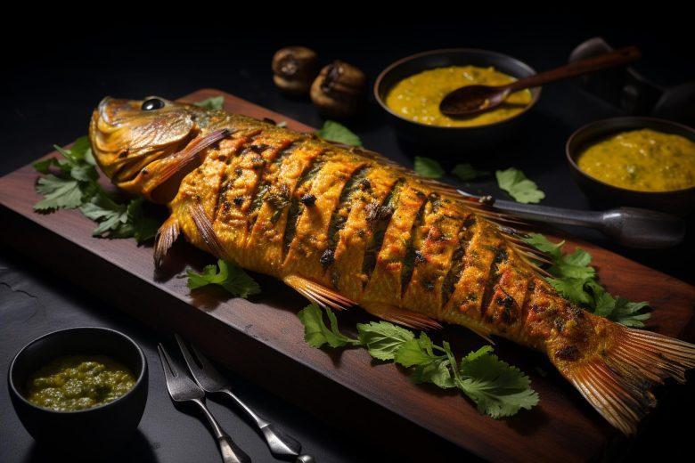 Peixe assado no forno