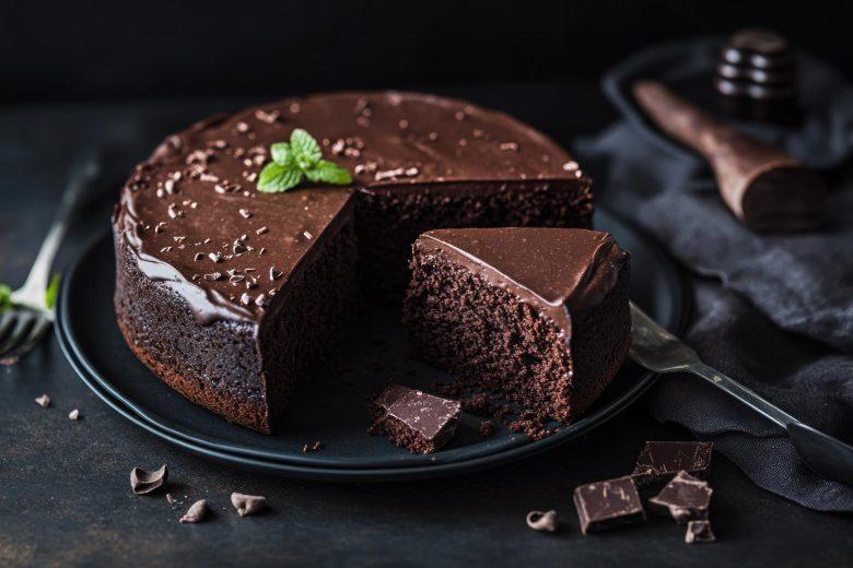 Bolo de refrigerante e chocolate