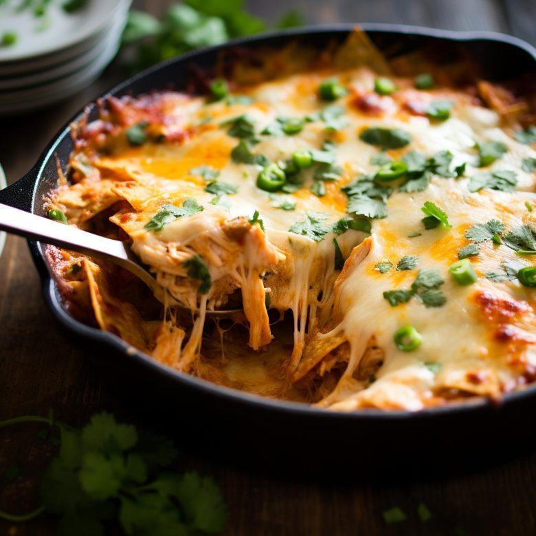 Frango gratinado ao requeijão