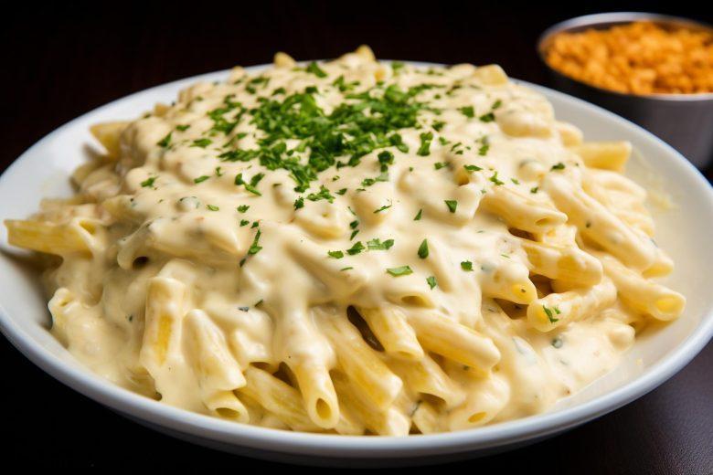 Penne com queijo
