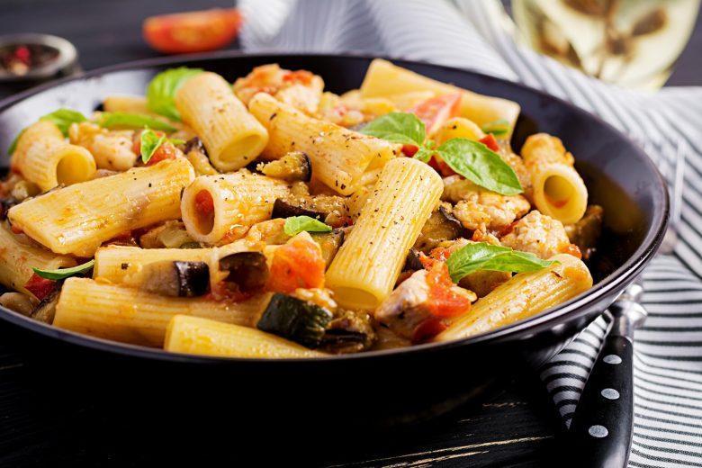 Rigatoni de berinjela