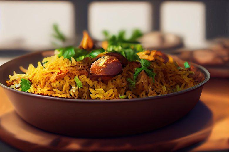Arroz pulao com verduras