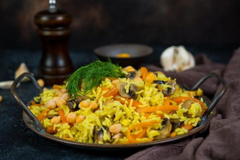 Arroz árabe com frango