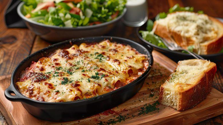 Lasanha ao molho de camarão deliciosa