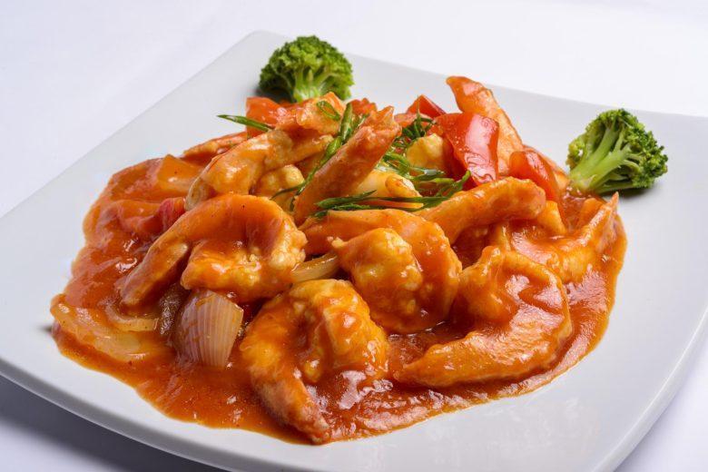 Molho de tomate com camarão