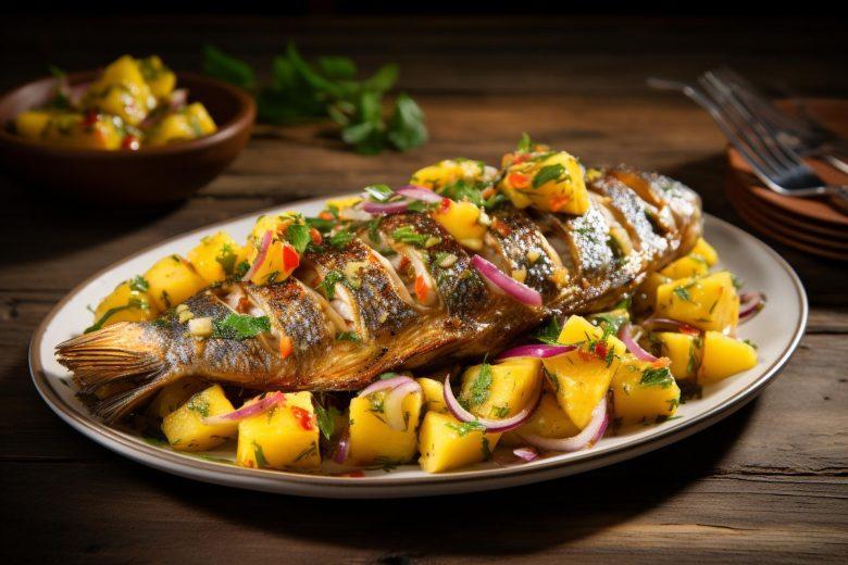 Peixe recheado com batata