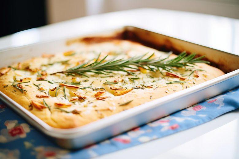 Focaccia ao alecrim
