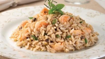 Arroz cremoso de funghi com limão
