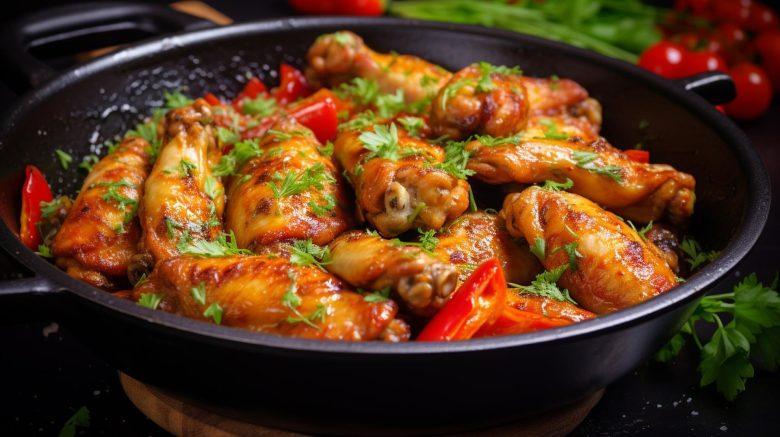 Frango com mel e pimenta