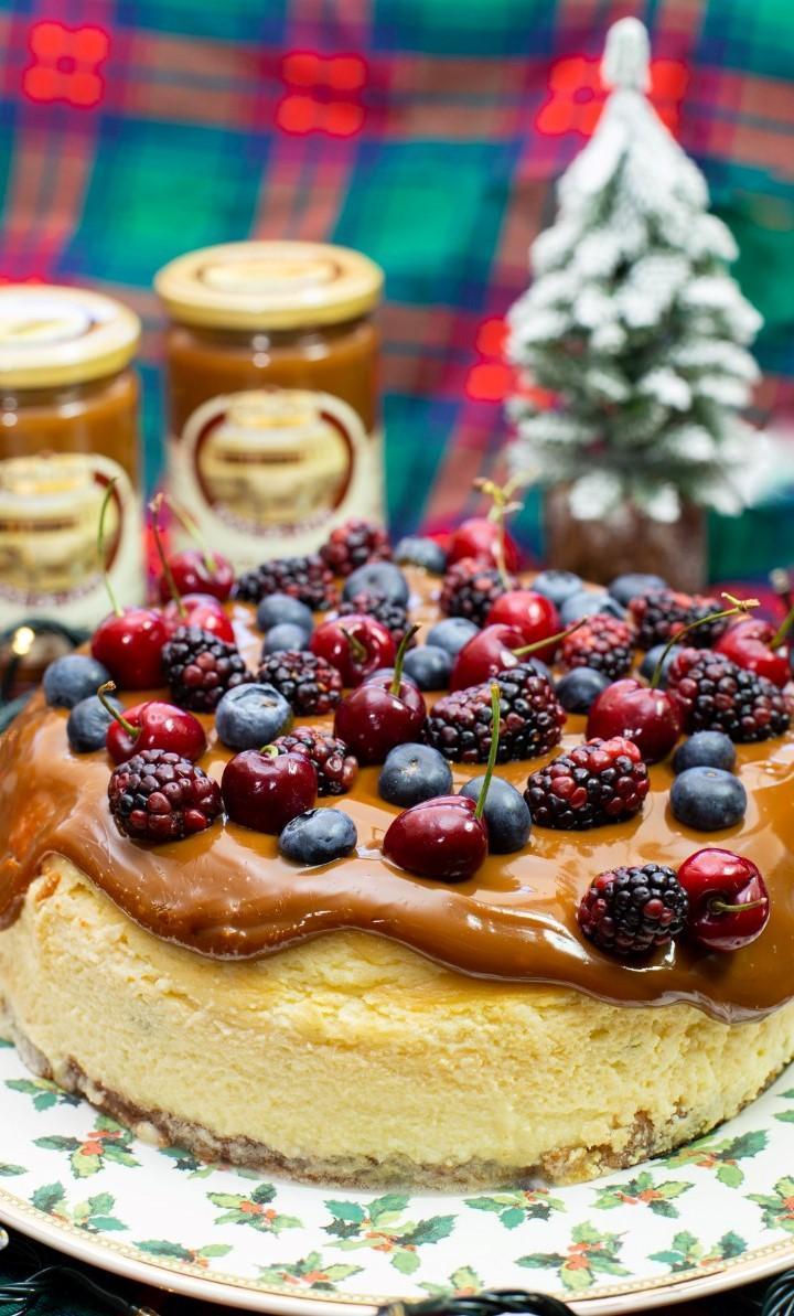Cheesecake de doce de leite argentino