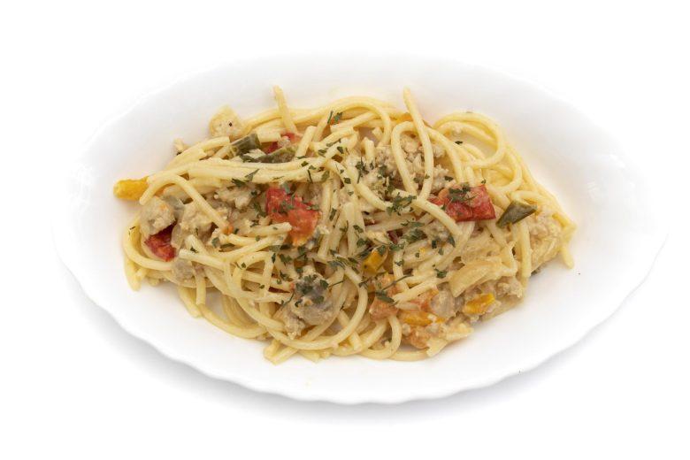 Espaguete à carbonara do Edu Guedes