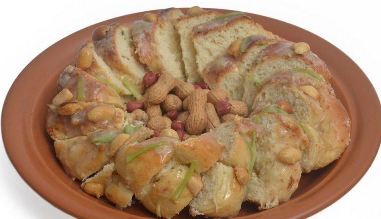 Rosca de chuchu com amendoim