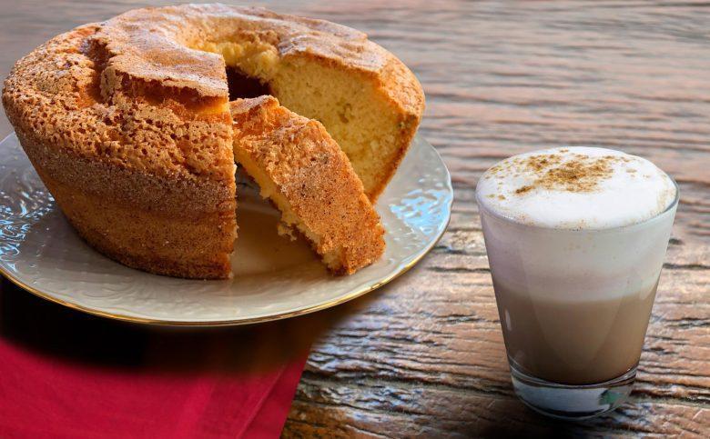 Bolo de fubá caseiro