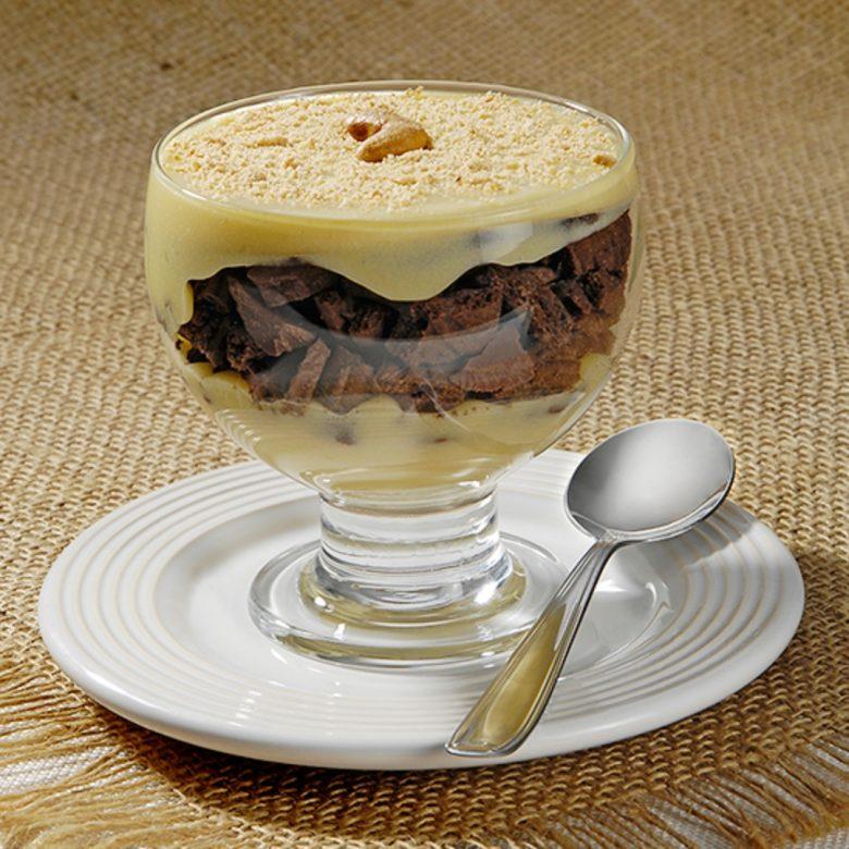 Taça mousse marmorizada