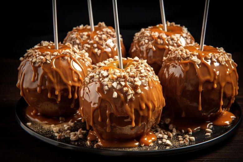 Maçã de chocolate