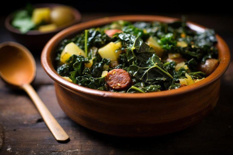 Cozido de legumes com linguiça