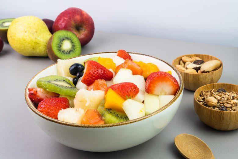 Salada de frutas natalina