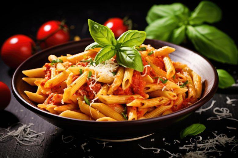 Penne ao molho de tomate picante