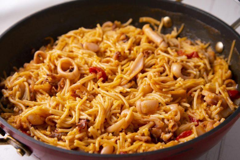 Macarrão com lula