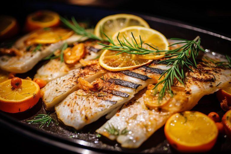 Filé de peixe cítrico
