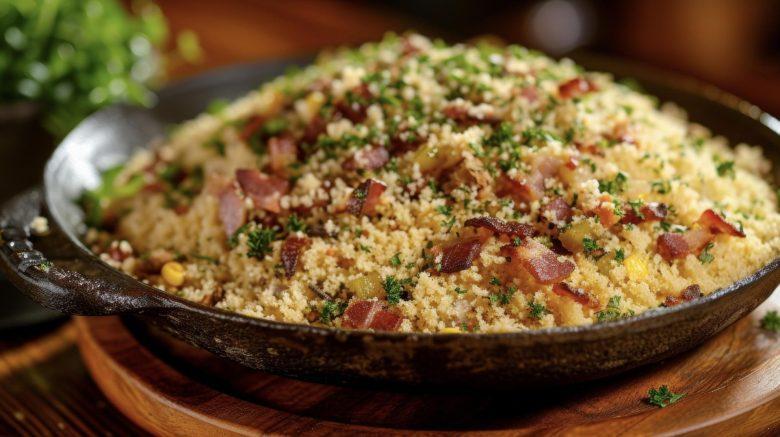 Farofa picante com bacon