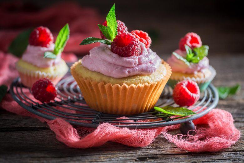 Cupcake de framboesa