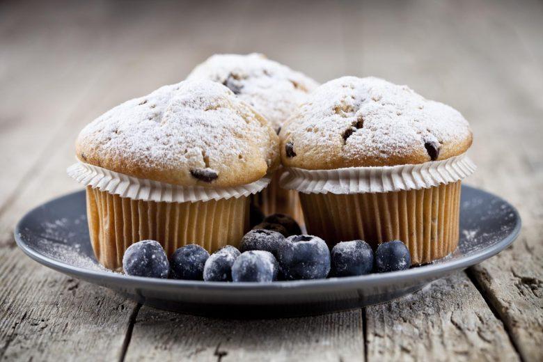 Cupcake de mirtillo
