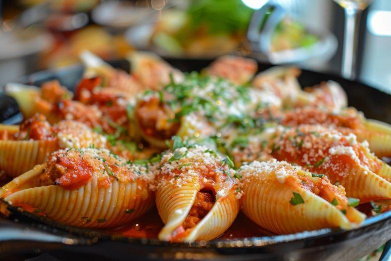 Conchiglione recheado diferente