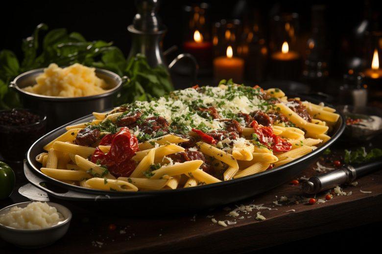 Penne com tomate seco