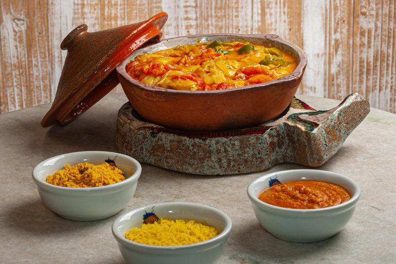 Moqueca de garoupa com camarão