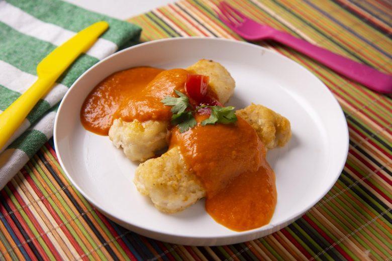 Filé de pescada empanado