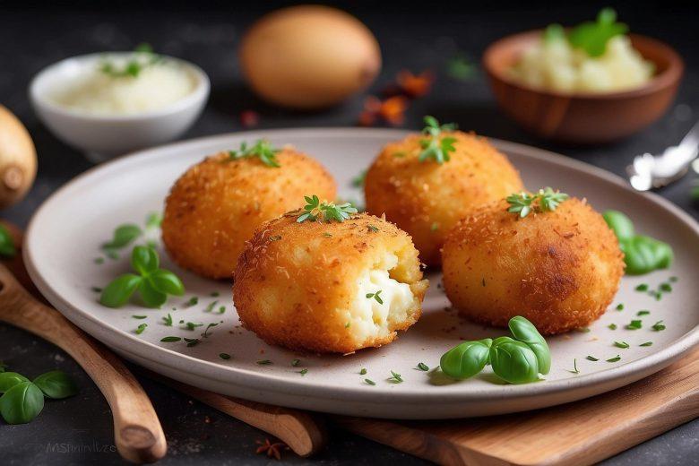 Bolinho de peixe com maionese apimentada