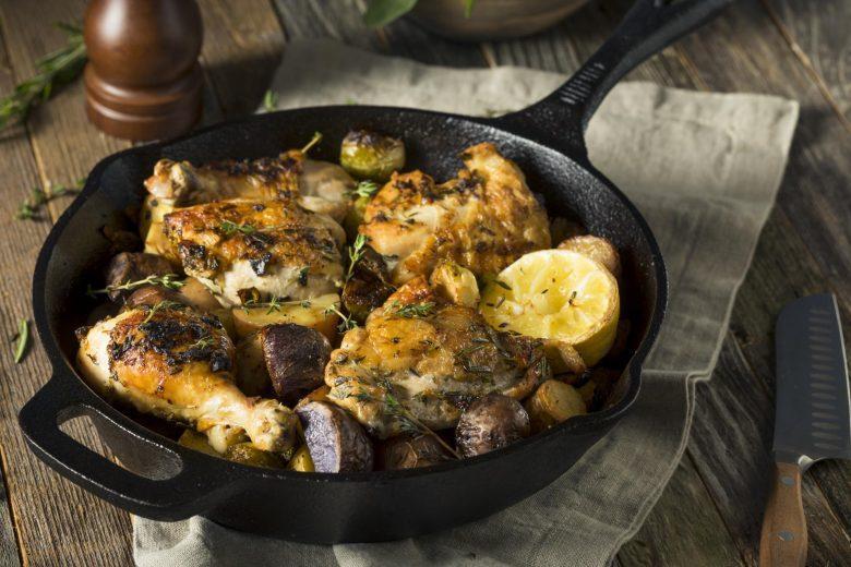 Frango ao mel e limão